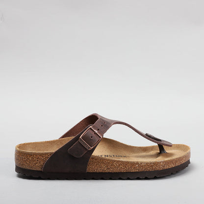 BIRKENSTOCK - GIZEH 743831 - OILED HABANA LEATHER