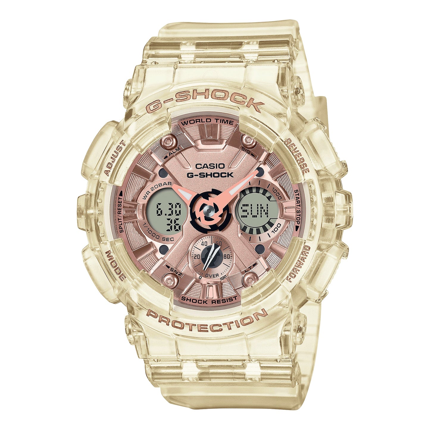 CASIO G-Shock Analog-Digital 'White' GMA-S120SR-7A
