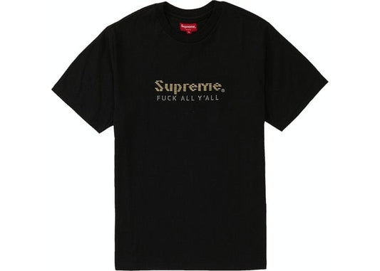 SUPREME GOLD BARS TEE BLACK