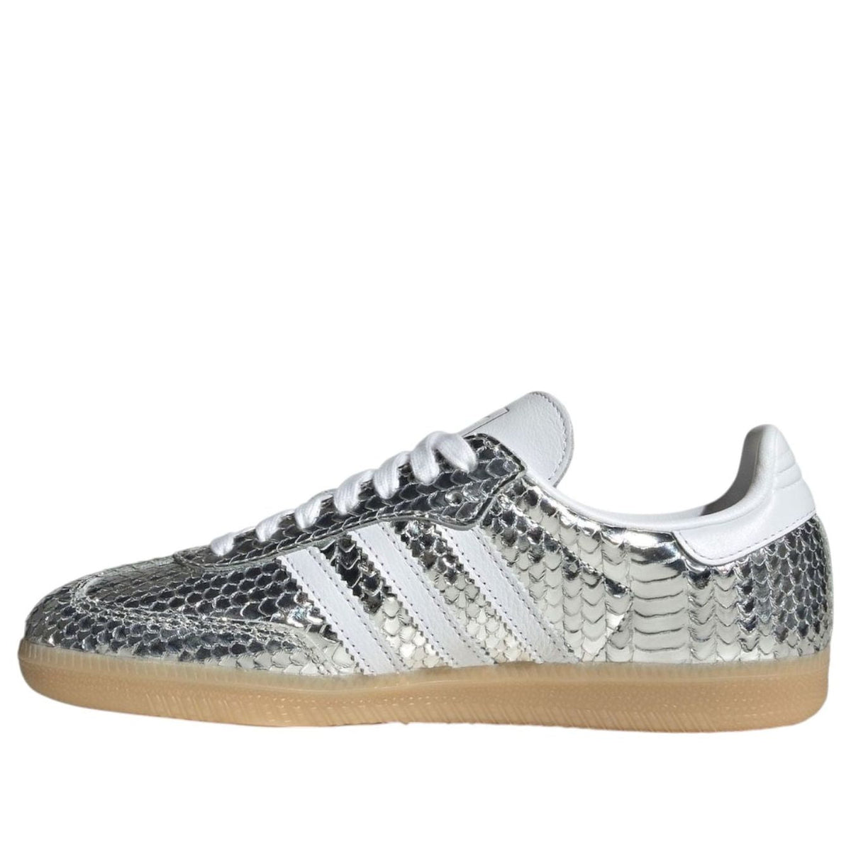 (WMNS) adidas Samba Patent Snakeskin 'Silver Metallic' IH9016
