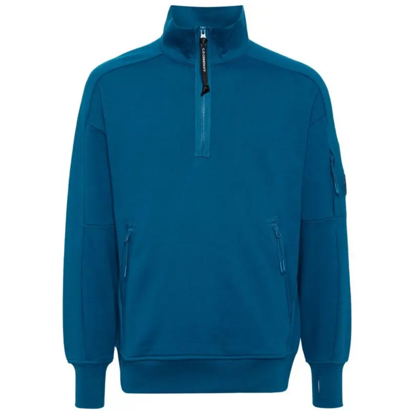 CP Company Quarter Zip Lens Sweatshirt