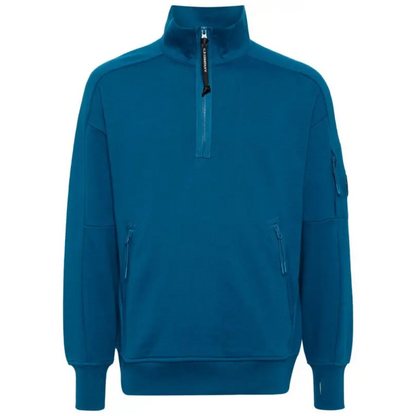 CP Company Quarter Zip Lens Sweatshirt