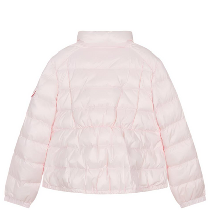 Girls Moncler Pink Aminia Down Puffer Jacket