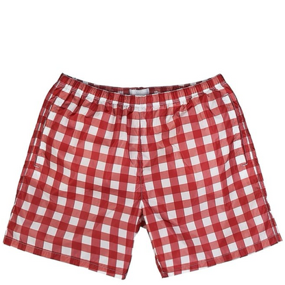 Prada Red Re-Nylon Logo Swimshorts