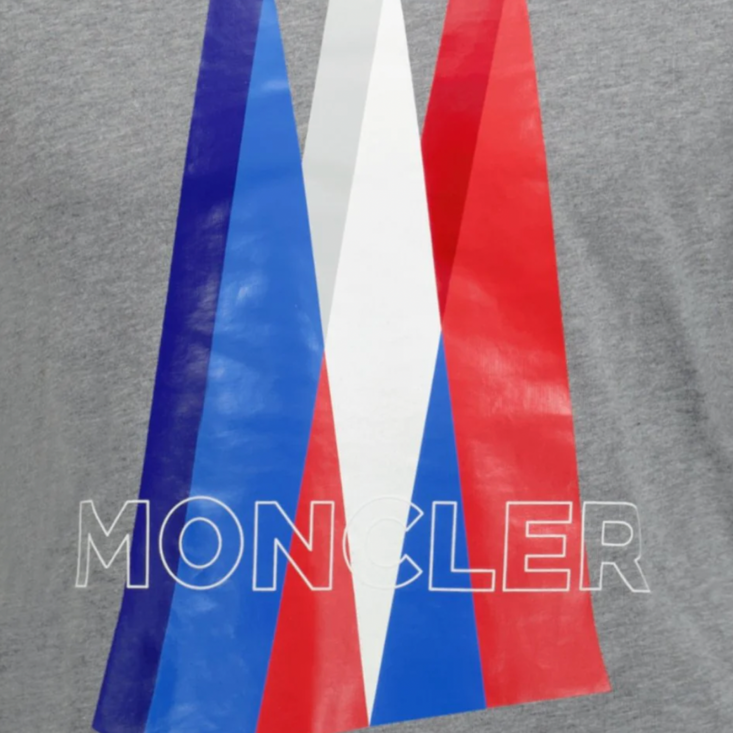 Moncler Grey Logo T-Shirt