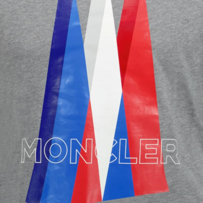 Moncler Grey Logo T-Shirt