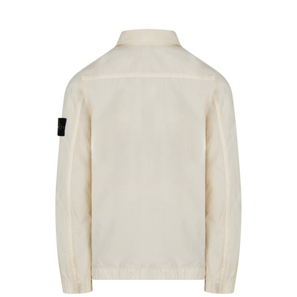 Stone Island Junior Zip Canvas Overshirt