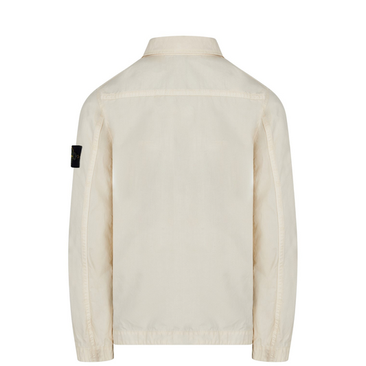 Stone Island Junior Zip Canvas Overshirt