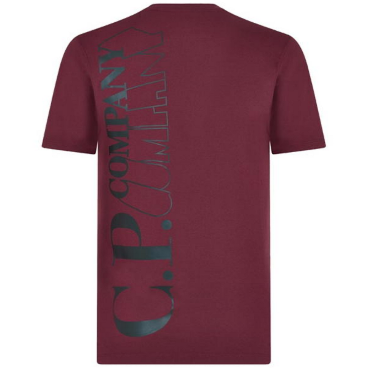 CP Company Burgundy Graphic T-Shirt