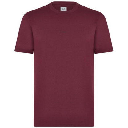 CP Company Burgundy Graphic T-Shirt