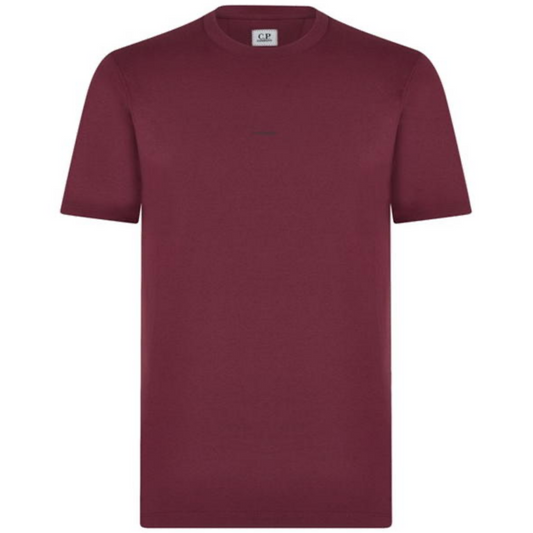 CP Company Burgundy Graphic T-Shirt