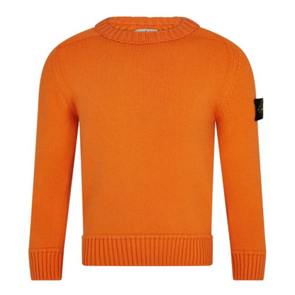 Stone Island Junior Orange Knit