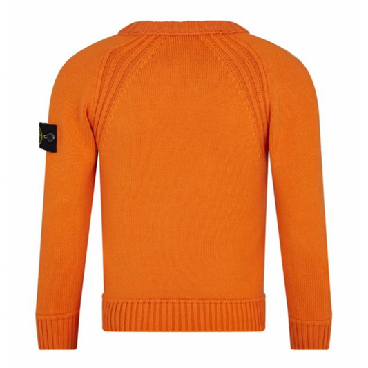 Stone Island Junior Orange Knit