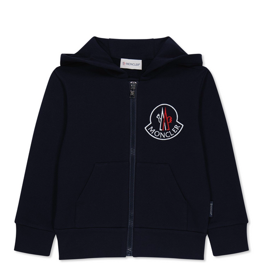 Kids Moncler Fleece Zip-Up Hoodie