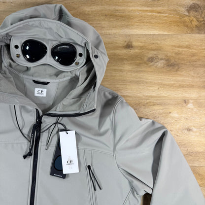 C.P. Company Shell-R Goggle Jacket in London Fog - Grey