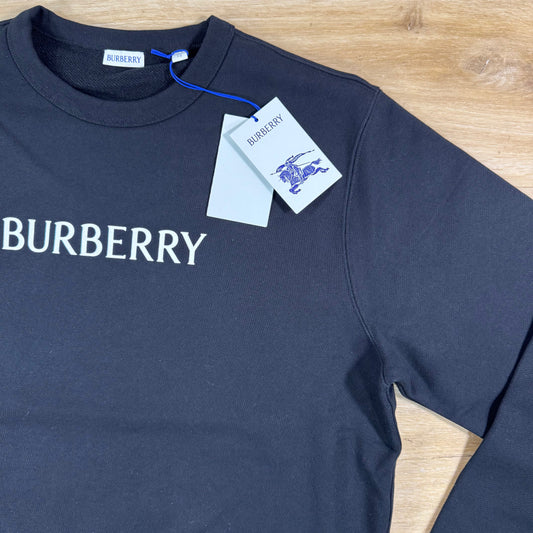 Burberry Logo Sweatshirt in Black