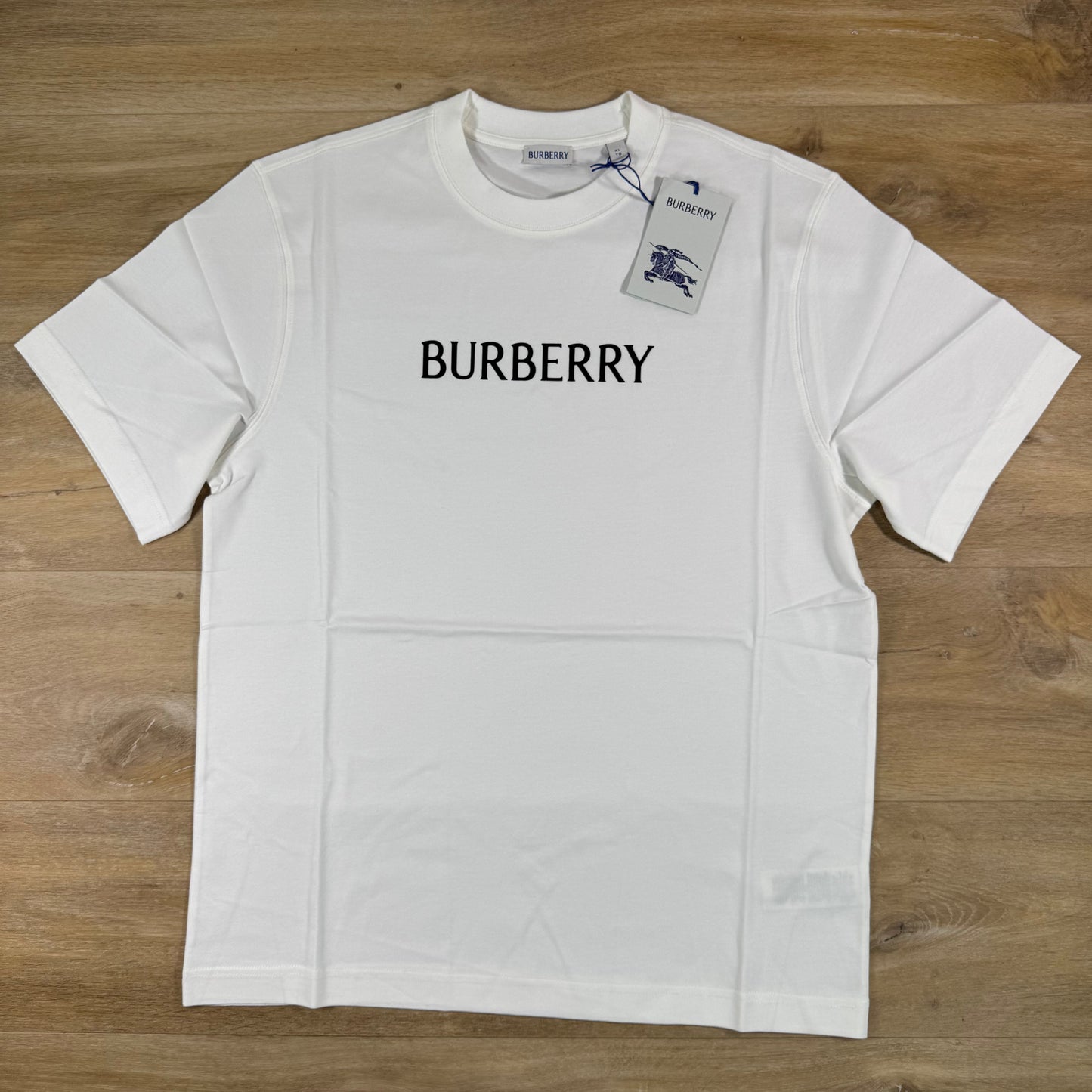Burberry Logo T-Shirt in Chalk White