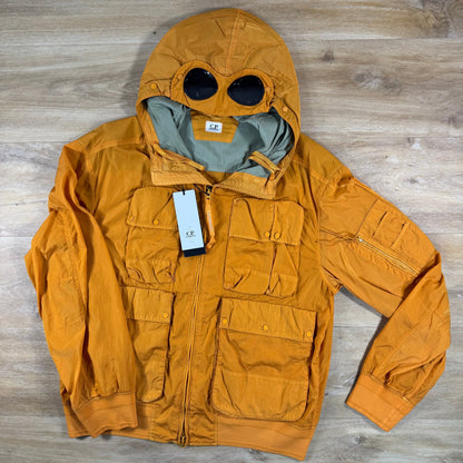 C.P. Company Chrome-R Goggle Jacket in Desert Sun - Orange