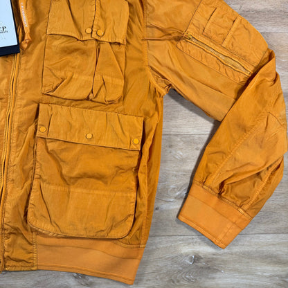 C.P. Company Chrome-R Goggle Jacket in Desert Sun - Orange