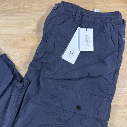 C.P. Company Chrome-R Cargo Lens Pants in Navy