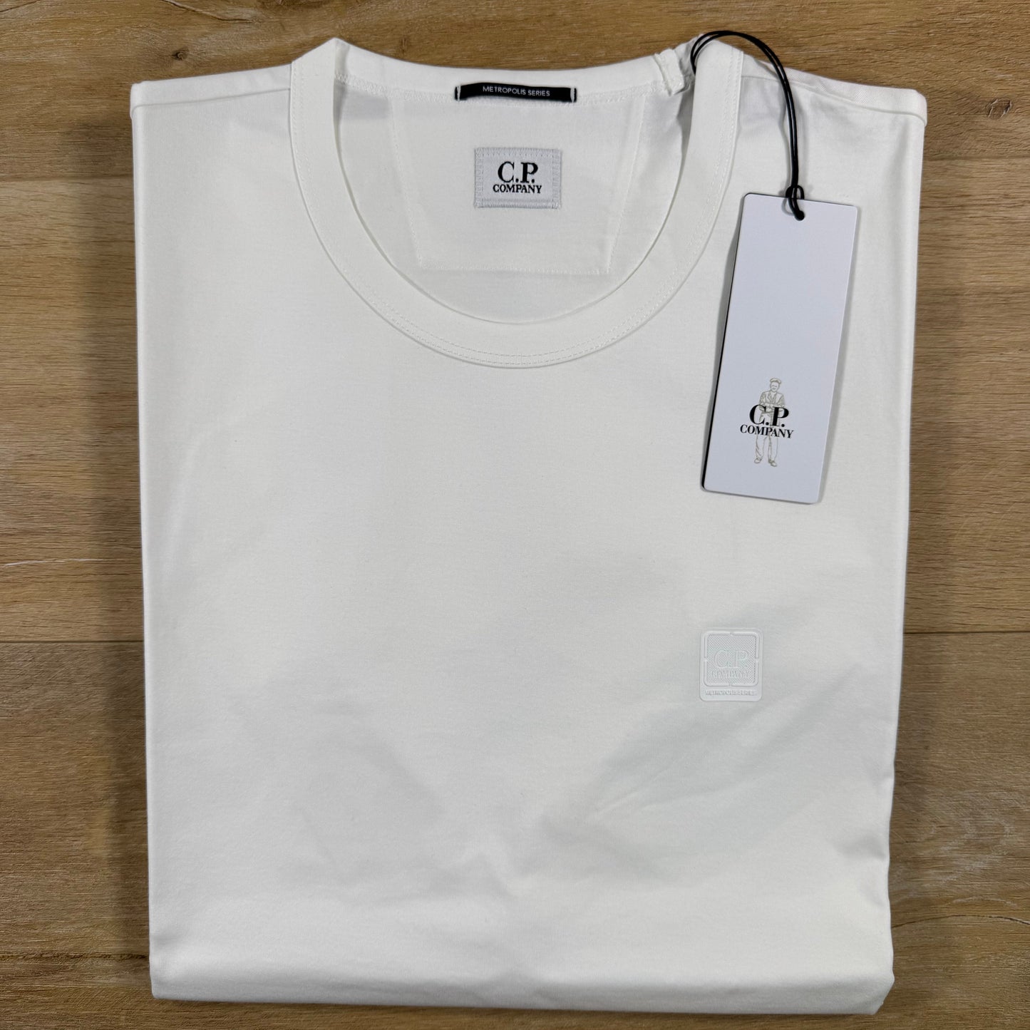 C.P. Company Metropolis Series T-Shirt in Gauze White