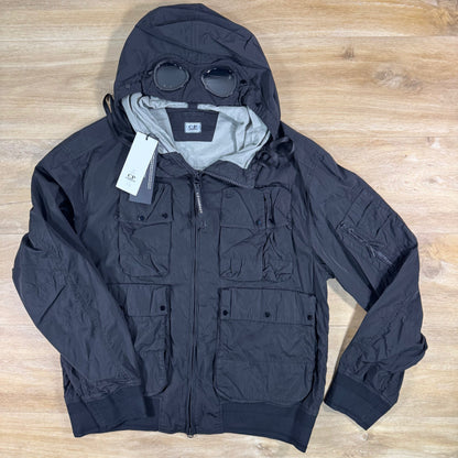 C.P. Company Chrome-R Goggle Jacket in Black