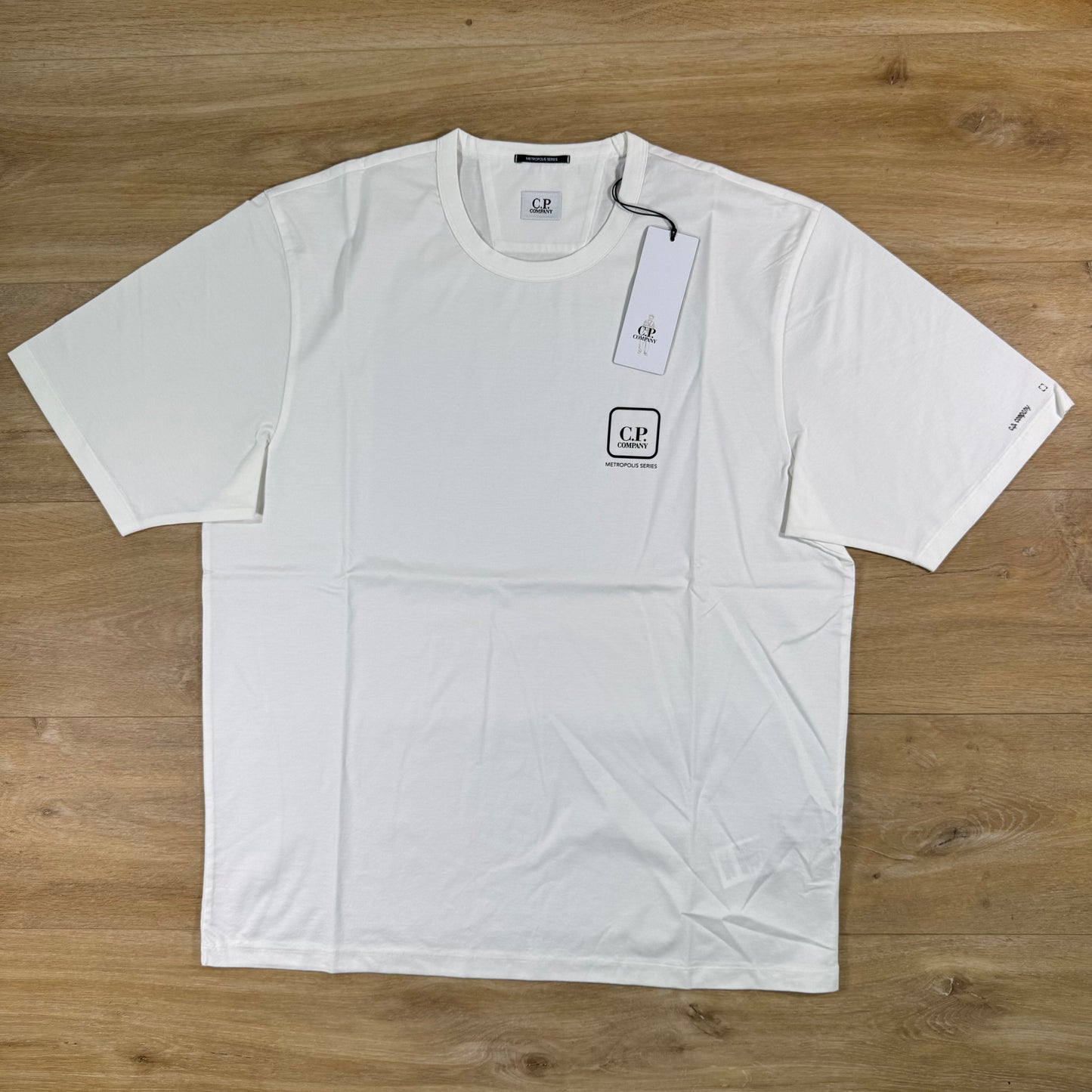 C.P. Company Metropolis Series T-Shirt in Gauze White