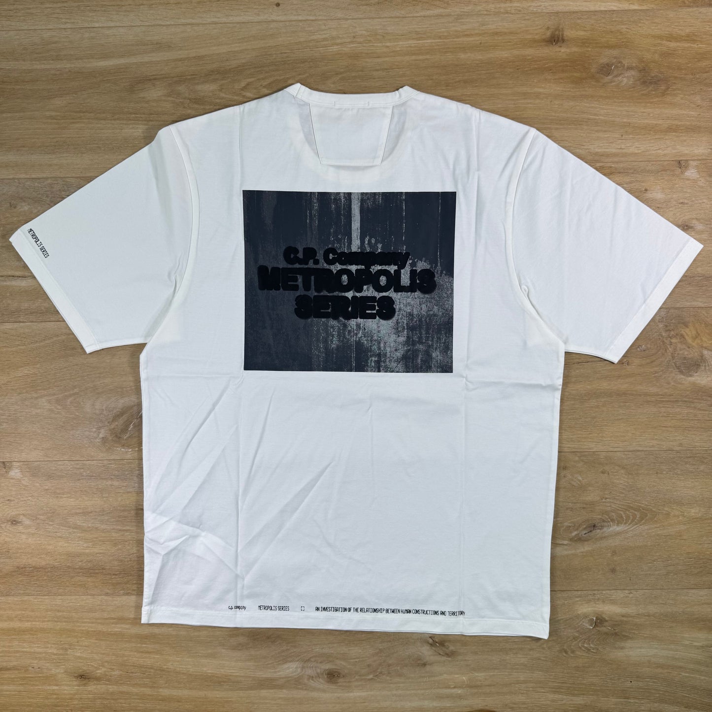 C.P. Company Metropolis Series T-Shirt in Gauze White
