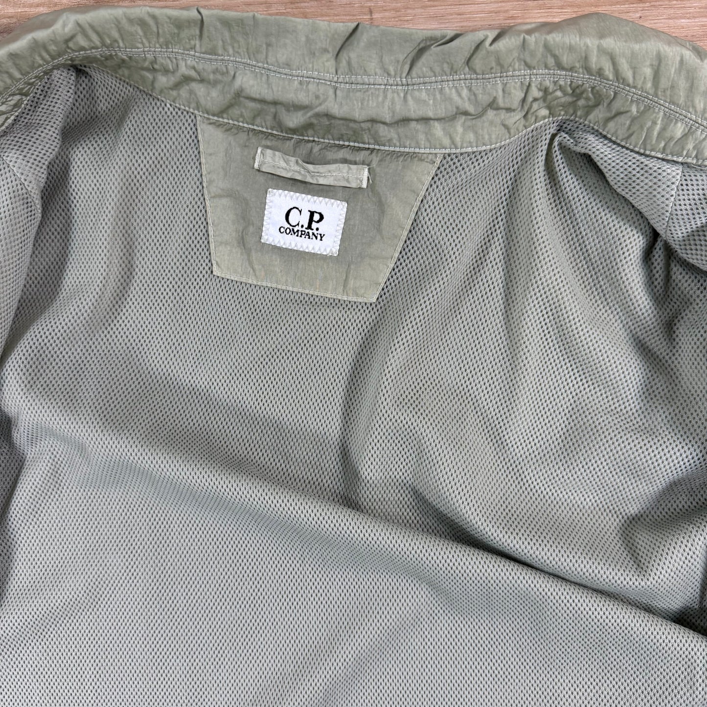 C.P. Company Chrome-R Lens Overshirt in Moss Gray - Green