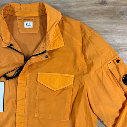 C.P. Company Chrome-R Lens Overshirt in Desert Sun - Orange