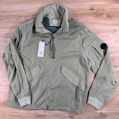 C.P. Company Chrome-R Lens Jacket in Moss Gray - Green