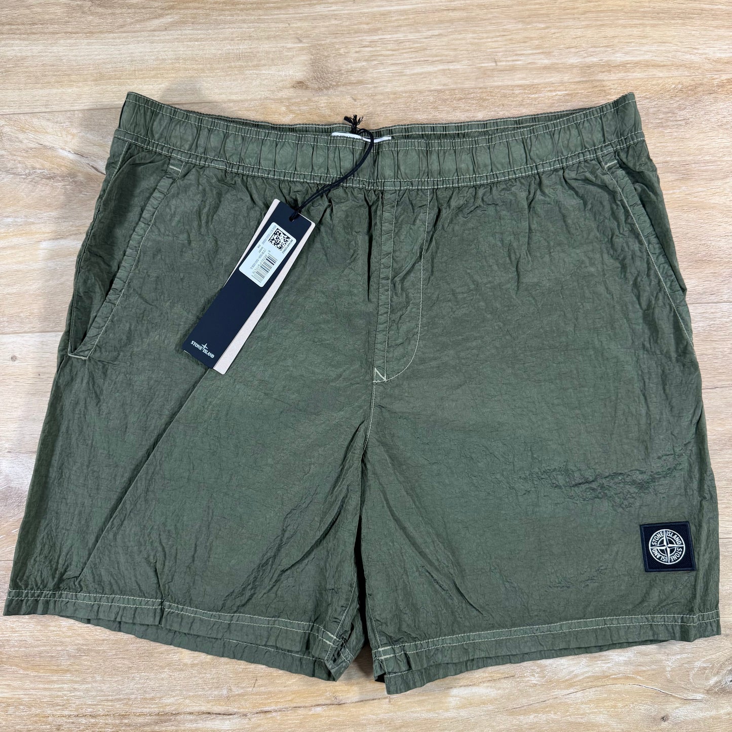 Stone Island Nylon Metal Swim Shorts in Military Green