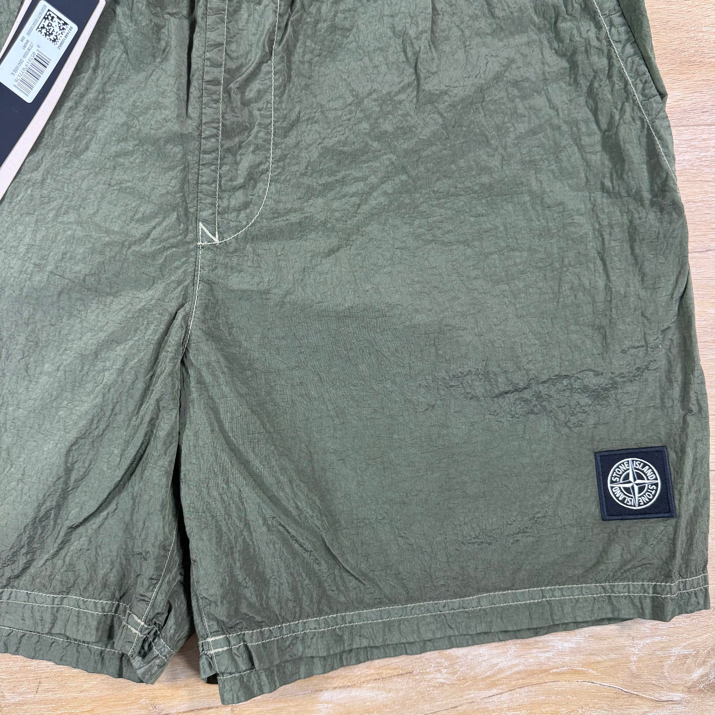 Stone Island Nylon Metal Swim Shorts in Military Green