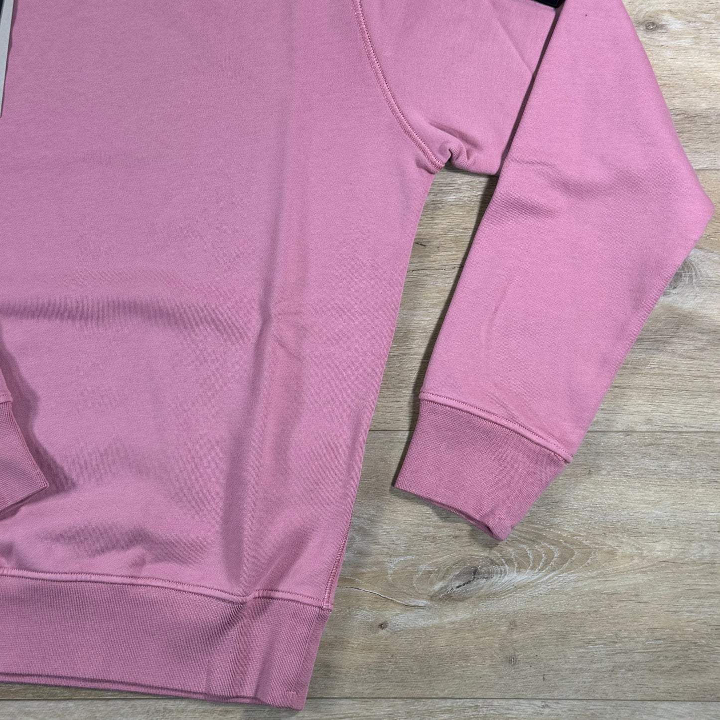 Stone Island Crewneck Fleece Sweatshirt in Oleander Pink