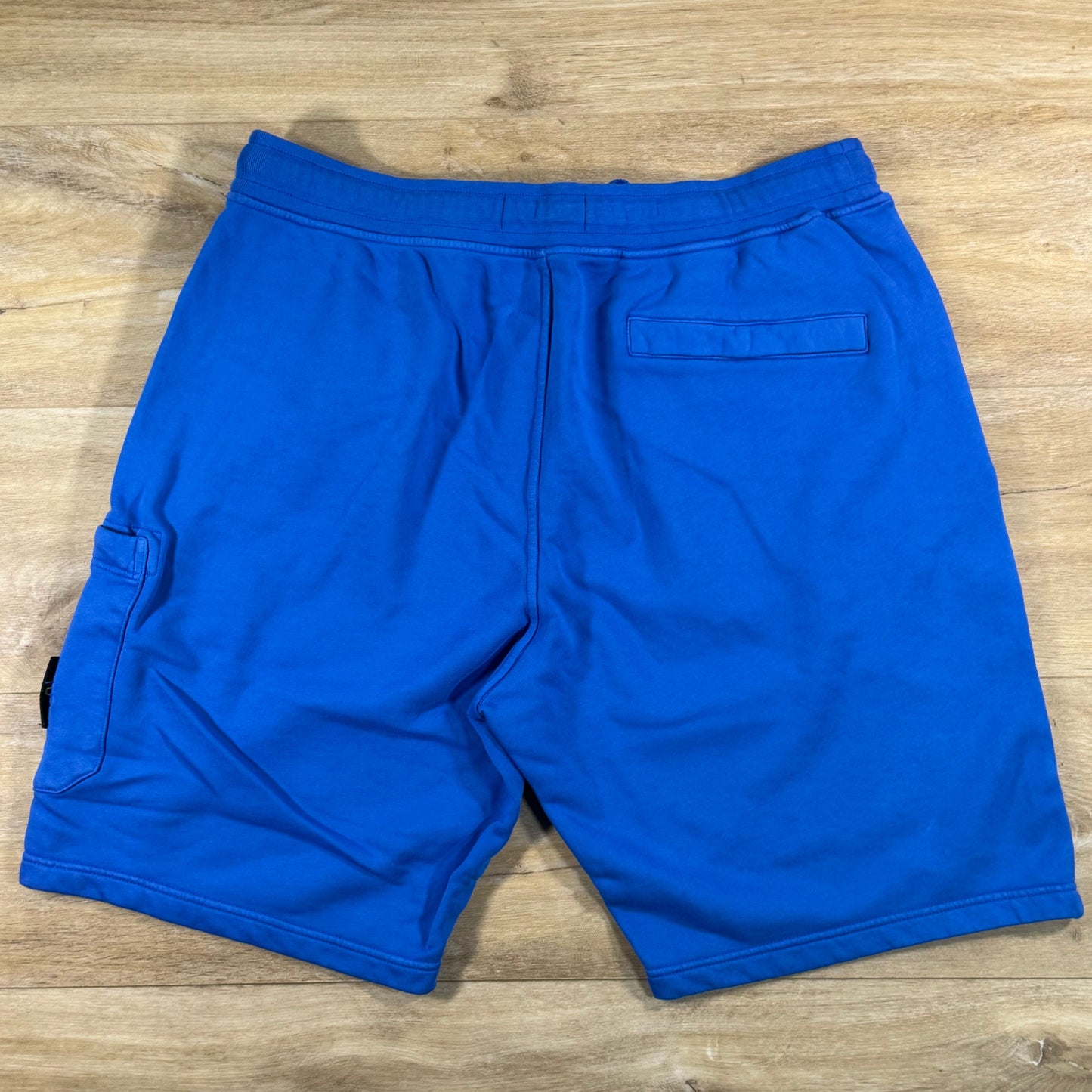 Stone Island Fleece Bermuda Shorts in Bright Blue