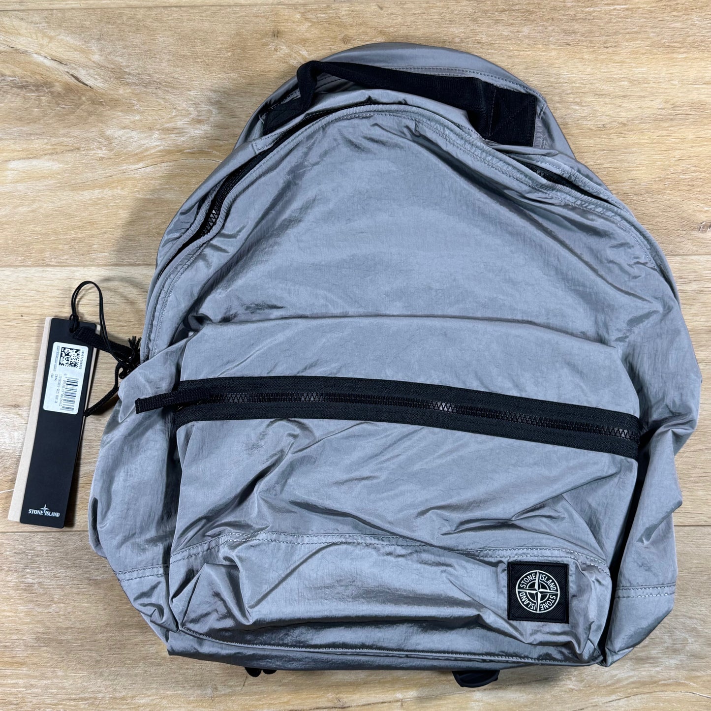 Stone Island Nylon Metal Backpack in Pearl Grey