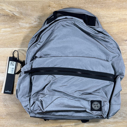 Stone Island Nylon Metal Backpack in Pearl Grey