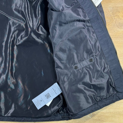 Stone Island Crinkle Reps NY Hooded Jacket in Navy