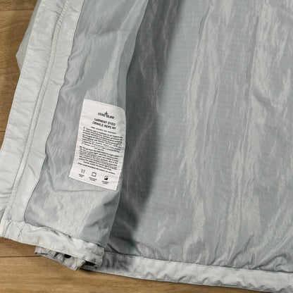 Stone Island Crinkle Reps NY Hooded Jacket in Sky Blue