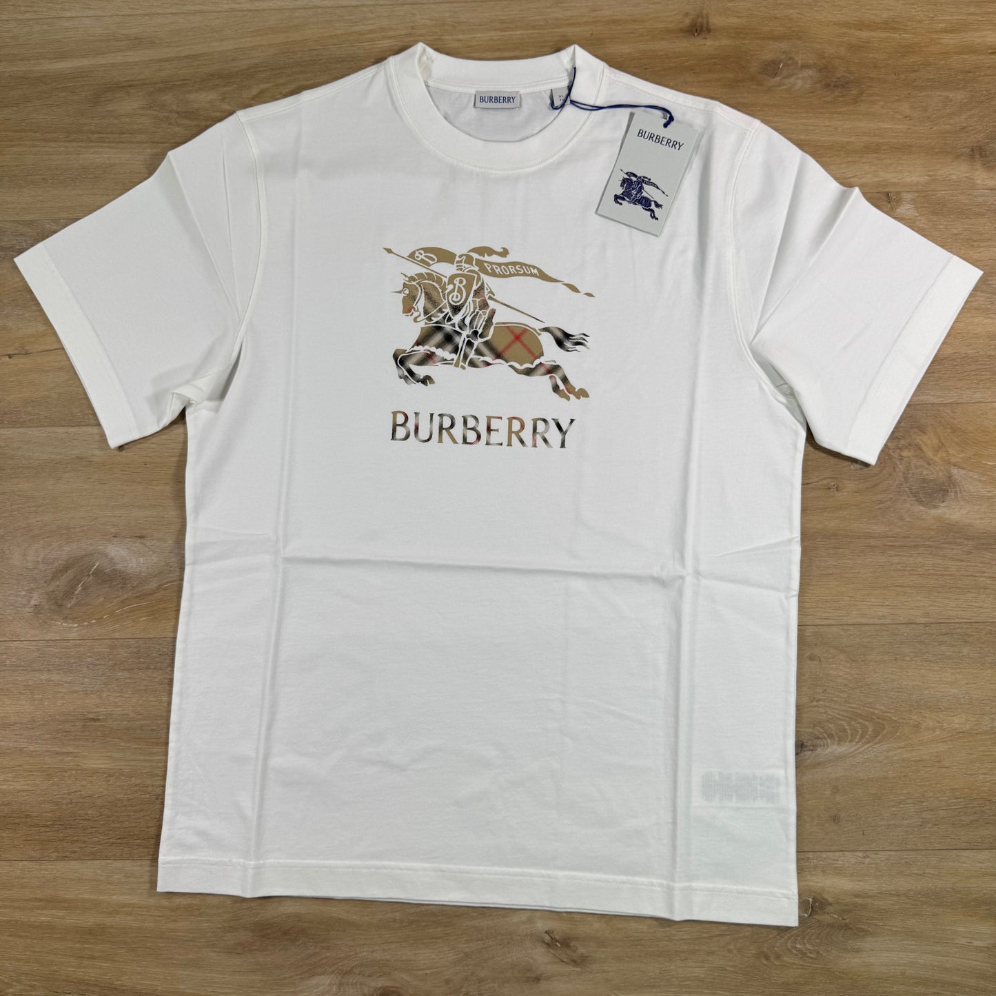 Burberry EKD Ombre T-Shirt in Chalk