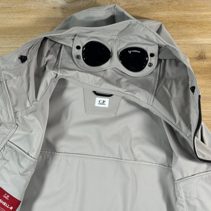 C.P. Company Shell-R Goggle Jacket in Dove
