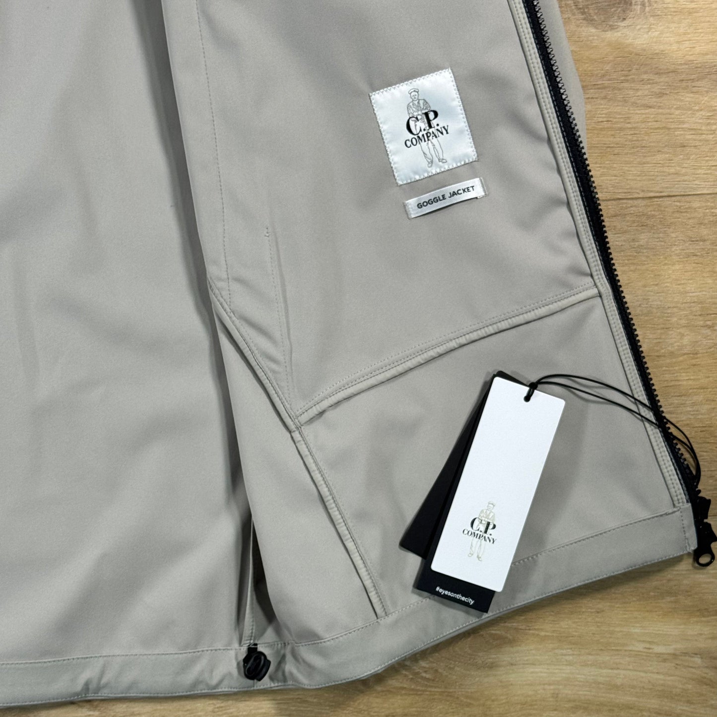 C.P. Company Shell-R Goggle Jacket in Dove