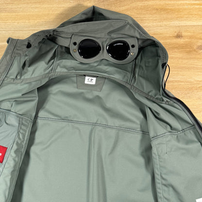 C.P. Company Shell-R Goggle Jacket in Laurel Wreath