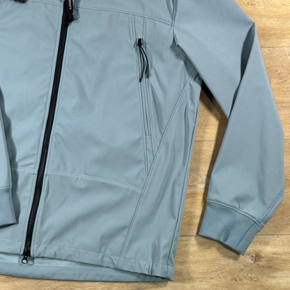 C.P. Company Shell-R Goggle Jacket in Silver Blue