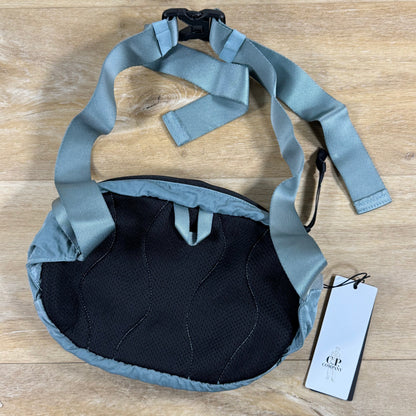 C.P. Company Nylon B Crossbody Bag in Silver Blue