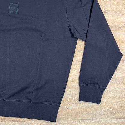 C.P. Company Metropolis Series Stretch Fleece Crewneck Sweatshirt in Black