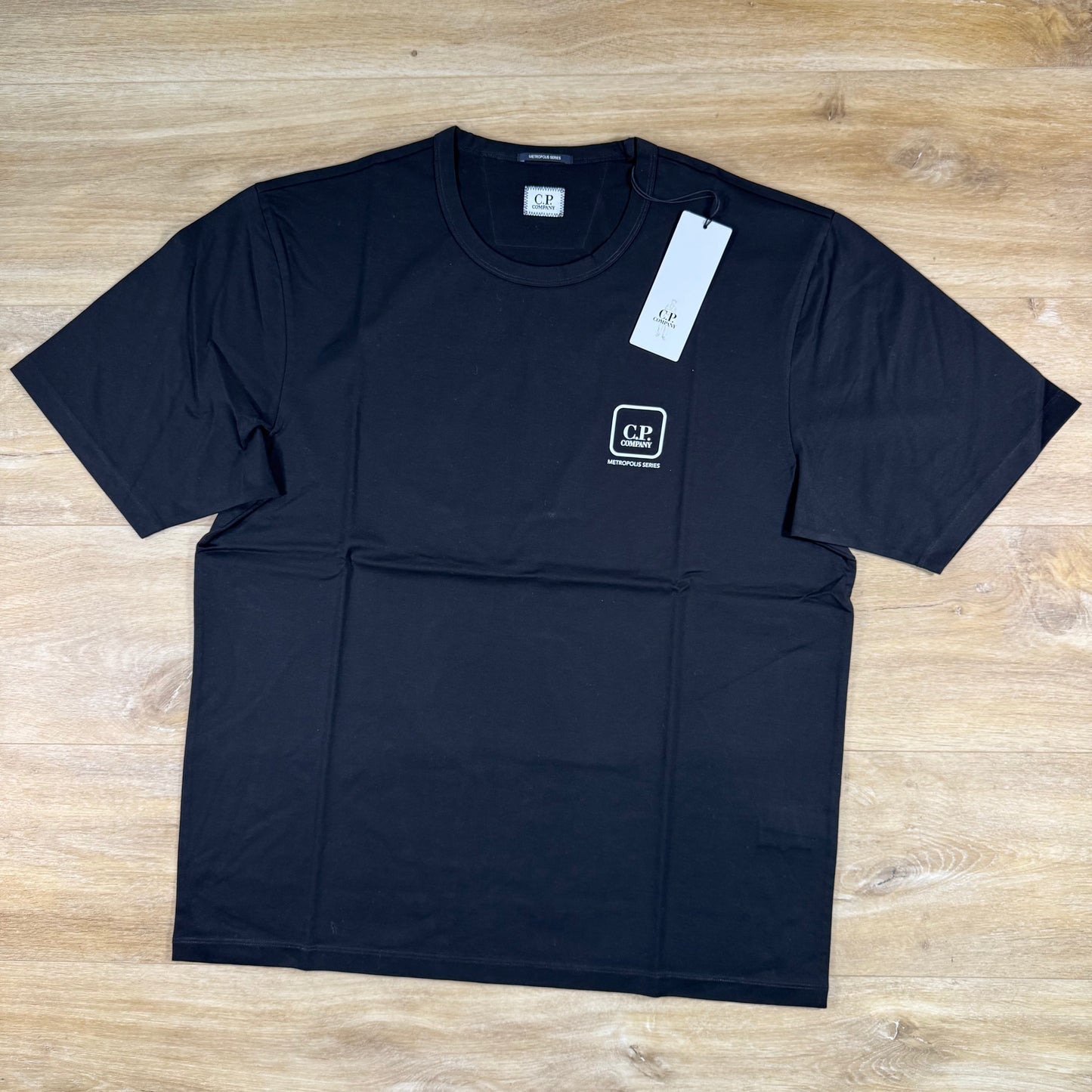 C.P. Company Metropolis Series Reverse Print T-Shirt in Black