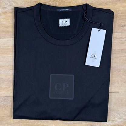 C.P. Company Metropolis Series Square Logo T-Shirt in Black
