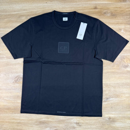 C.P. Company Metropolis Series Square Logo T-Shirt in Black