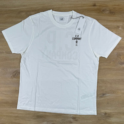 C.P. Company British Sailor T-Shirt in Gauze White